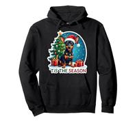 Tis The Season - Pinscher en Miniatura con diseño de Perro Feliz Navidad Sudadera con Capucha