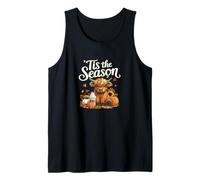 'Tis The Season Pumpkin Spice Nice Highland Cow Lover Camiseta sin Mangas