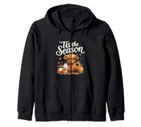 'Tis The Season Pumpkin Spice Nice Highland Cow Lover Sudadera con Capucha