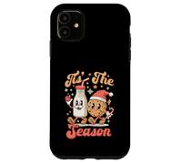 Tis The Season Retro Milk and Cookie Best -Friend Christmas Carcasa para iPhone 11