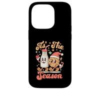 Tis The Season Retro Milk and Cookie Best -Friend Christmas Carcasa para iPhone 14 Pro