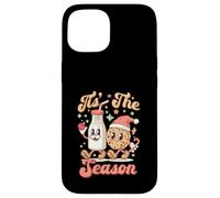 Tis The Season Retro Milk and Cookie Best -Friend Christmas Carcasa para iPhone 15