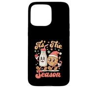 Tis The Season Retro Milk and Cookie Best -Friend Christmas Carcasa para iPhone 15 Pro MAX