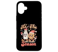 Tis The Season Retro Milk and Cookie Best -Friend Christmas Carcasa para iPhone 16 Plus