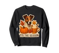 Tis The Season Smooth Fox Terrier - Calabaza de otoño Sudadera