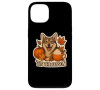 Tis The Season Sueco Vallhund Dog Fall Autumn Pumpkin Cute Carcasa para iPhone 13