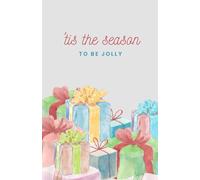 "’Tis the Season to Be Jolly" Christmas Journal - 200 Pages, 5.5x8.5” Blank Notebook with Subtle Holiday Leaf and Berry Design | Watercolor Gift Cover ... Writing Journal or Greeting Card Alternative