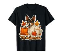 Tis The Season Toy Fox Terrier Perro otoño Calabaza Lindo Camiseta
