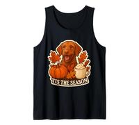 Tis The Season Vizsla Dog Fall Autumn Pumpkin Cup Camiseta sin Mangas