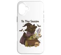Tis The Season Witch Cat: diversión mágica de Halloween Carcasa para iPhone 16 Plus