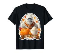 Tis The Season Yeti Abominable Muñeco de Nieve Otoño Calabaza Camiseta
