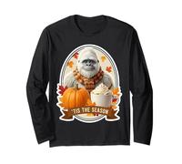 Tis The Season Yeti Abominable Muñeco de Nieve Otoño Calabaza Manga Larga