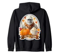 Tis The Season Yeti Abominable Muñeco de Nieve Otoño Calabaza Sudadera con Capucha