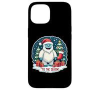Tis The Season Yeti Aboninable muñeco de Nieve árbol de Navidad para niños Carcasa para iPhone 15