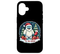 Tis The Season Yeti Aboninable muñeco de Nieve árbol de Navidad para niños Carcasa para iPhone 16