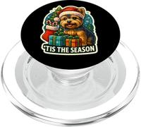 Tis The Season Yorkshire Terrier Navidad Mamá Papá Dueño PopSockets PopGrip para MagSafe