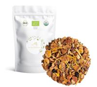 Tisana de Miel y Limón a Granel - My Tea Moments - Cultivo Sostenible - Ingredientes Naturales: Anís, Baya de Saúco, Caléndula, Hinojo, Limón, Manzana, Miel. (Normal, 100, gramo)