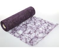 Tisch-Deko Sizoweb® Original De Papel Camino de Mesa Plum Morado Color Morado para Boda, Navidad y Ocasiones Especiales