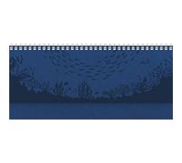Tisch-Querkalender Nature Line Ocean 2026 - Tisch-Kalender - Büro-Kalender quer 29,7x13,5 cm - 1 Woche 2 Seiten - Umwelt-Kalender - mit Hardcover