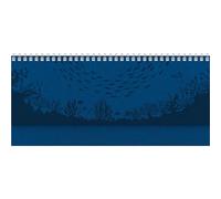 Tisch-Querkalender Nature Line Ocean 2026 - Tisch-Kalender - Büro-Kalender quer 29,7x13,5 cm - 1 Woche 2 Seiten - Umwelt-Kalender - mit Hardcover