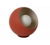 Tischleuchte Mesa de Noche Terracota Cristal Metal 20CM Pequeño E27 Lámpara