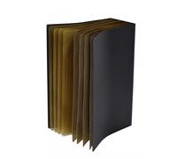 Tischleuchte Negro Oro Libro Salón Oficina 22CM E14 Lámpara de Mesa Blendarm