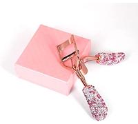 TISHAA Rizador de pestañas de metal sin dolor, sin pellizcos, pestañas dramáticamente rizadas, fácil de usar para todas las formas de ojos (rosa)