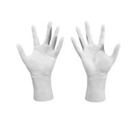TISHITA 1 Par Modelo Mano Masculina Expositor Sostenedor Joyas PVC Soporte Relojes Ornamento Moderno Adecuado para Casas Tiendas Oficinas Mostradores, Blanco
