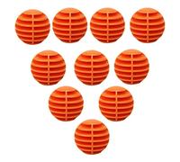 TISHITA 10 Piezas Pelota de Golf Práctica para Entrenamiento Bola de Golf Deportiva Bola de Regalo Bola de Coleccionista Material PE Adecuada para Ju, Naranja, 40.8mm