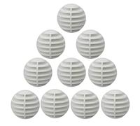 TISHITA 10 Piezas Pelota de Golf Práctica para Entrenamiento Bola de Golf Deportiva Bola de Regalo Bola de Coleccionista Material PE Adecuada para Ju, Blanca, 40.8mm