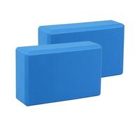 TISHITA 2 Bloques de, Accesorios de, Antideslizantes, Suaves, para Equilibrar Y Profundizar Los Estiramientos, Bloques de Ejercicio de Espuma EVA Pa, Azul Marino