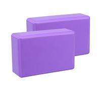 TISHITA 2 Bloques de, Accesorios de, Antideslizantes, Suaves, para Equilibrar Y Profundizar Los Estiramientos, Bloques de Ejercicio de Espuma EVA Pa, PÚrpura