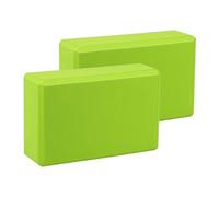 TISHITA 2 Bloques de, Accesorios de, Antideslizantes, Suaves, para Equilibrar Y Profundizar Los Estiramientos, Bloques de Ejercicio de Espuma EVA Pa, Verde