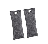 TISHITA 2 Piezas Bolsas Desodorantes para Zapatos Absorbedor de Sudor para Guantes de Boxeo Eliminador de Olores Universal con Carbón de Bambú Material de Lin, Gris 100g