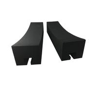 TISHITA 2 Piezas Kit Portaequipaje Kayak para Coche Riel Techo Espuma Resistente Portaequipaje Tabla Surf Accesorios EVA Adecuado para Paseos Campame, Cuadrado