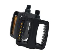 TISHITA 2 Piezas Pedales para Bicicleta Infantil Accesorios Infantiles Pedal Universal Rodamientos con Estructura Antideslizante Seguro en La Noche Apto para, Imperial Y Negro