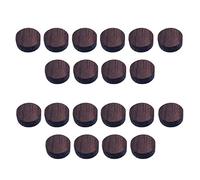 TISHITA 20 Piezas Dots Adhesivos para Guitarra Eléctrica Marcadores de Diapasón Incrustaciones de Madera Pegatina Decorativa Adecuada para Bajo Ukelele Banjo, Multi Madera de rosa, como se describe