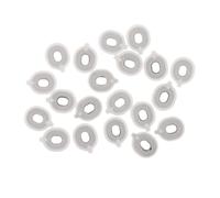 TISHITA 20 Piezas Guía de Válvula para Trompeta Soporte de Pistón para Trompeta Tenor Barítono Repuesto de Plástico para Fluidez Adecuado para Ensayo Y, 19mm x 15mm
