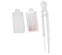 TISHITA 3 Piezas Bandeja para Recoger Mini Perlas Bandeja para Organizar Perlas Bandeja para Separar Perlas Bandeja para Perlas Pequeñas Hecha de PP Adecuada, Claro, Individual