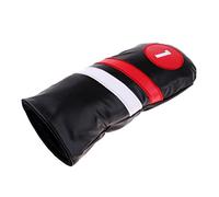 TISHITA 3 Piezas Funda para Cabeza de Golf Protector para Madera Cubierta de Conductor Accesorios de PU Protegidas Impermeables Adecuadas para Regalos Uso Dia, Cubierta Negra, Tal como se Describe