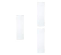 TISHITA 3 Piezas Tablero de Tinte para Cabello Herramienta para Mechas Paleta Balayage Tabla para Coloración en Material PC Adecuado para Profesionales Y Uso, Blanco