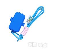 TISHITA 5 Piezas Porta Tiza de Billar Caja para Almacenamiento de Tizas Organizador para Accesorios Espumas Variadas Portátil en Salones de Juego Torneos, Azul