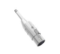 TISHITA Adaptador de Micrófono XLR Portátil de Conector XLR a 6.5mm Macho Balanceado Conversor para Guitarristas Técnicos de Sonido Estudios Act, Femenino