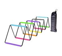 TISHITA Agility Ladder Multifuncional con Escalera de Entrenamiento Herramienta para Ejercicios de Reacción Velocidad Y Equilibrio Material de Acero, 10 Rejillas, 400 Cm X 40 Cm