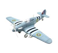TISHITA Avión de Colección Set Modelo de Avión Ensamblable DIY Rompecabezas 3D Manual Kit Educativo para Adultos Niños Adecuado para Decoración de, Azul