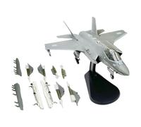 TISHITA Avión Modelo Diecast Decorativo a Escala 1/72 en Aleación con Soporte Adecuado para Exposición Enseñanza Escritorios de Estar Longitud, F35