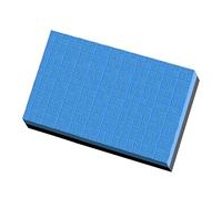 TISHITA Balance Pads Yoga Mat Trainer Antideslizante Fitness Home Gym Silla Cojín Ejercicio Tobillo Cojín para viajes, niños adultos, baile, físico, Negro Azul18x32x4cm