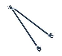 TISHITA Barra Conectora de Remolque de Bicicleta Multifuncional con Diseño Plegable Rodillo para Conexión Rápida Suplidor para Carro Acoplador Tornillo con Es, Sin Extensión