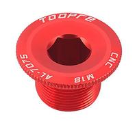 TISHITA Bielas de Bicicleta Tornillo Mountain Road Bicicleta Brazo Pernos, Rojo