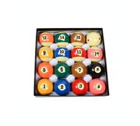 TISHITA Billares Set de Bolas de Billar Americano con Resina Duradera para Juego Completo Mesa de Juego Entrenamiento y Ocio en Hogar, TP-B105 - Bolas De Billar Domésticas De Grado A